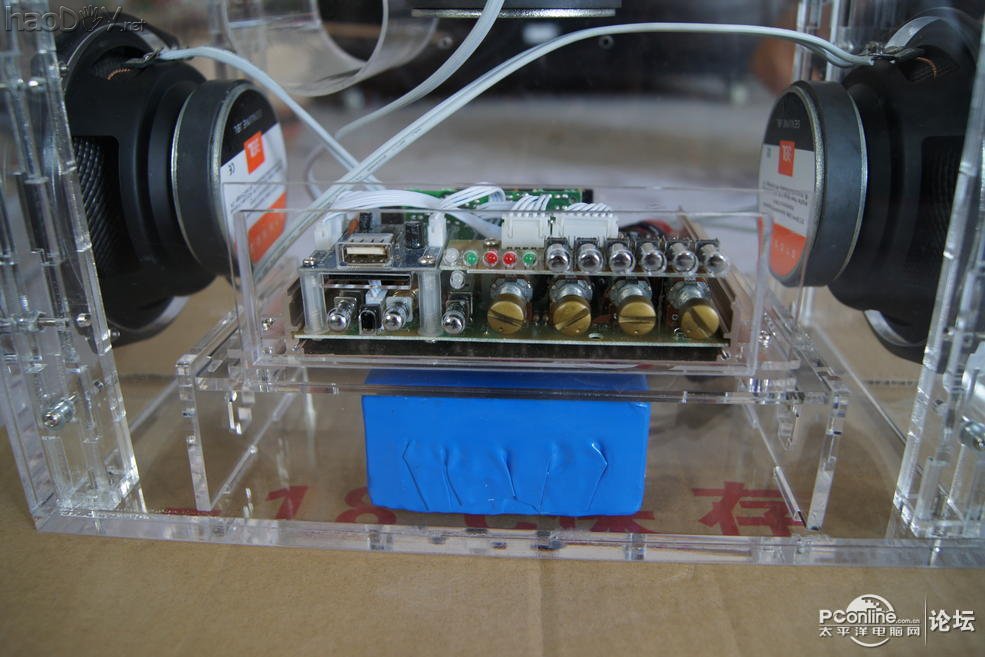 点击查看原图 这里也晒一下DIY单车音箱