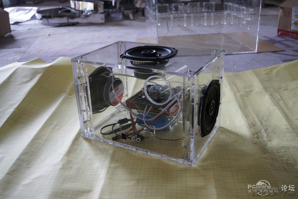 点击查看原图 这里也晒一下DIY单车音箱