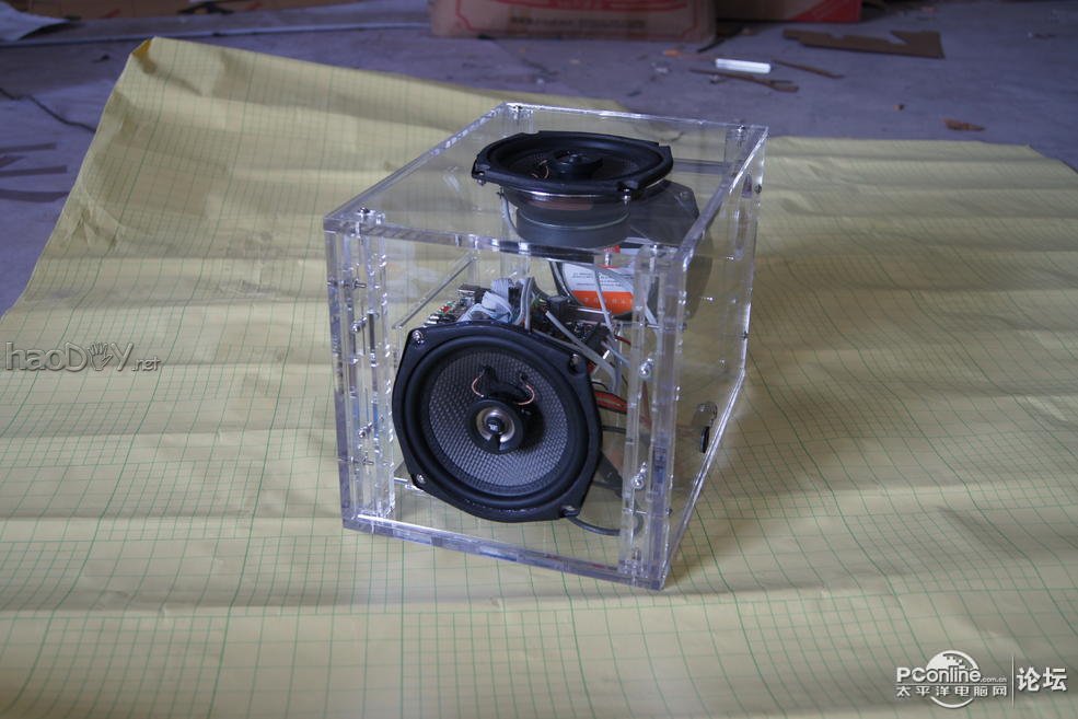 点击查看原图 这里也晒一下DIY单车音箱