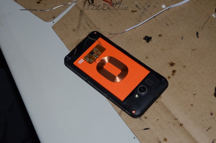 点击查看原图 小米2手机成功改造无线充电