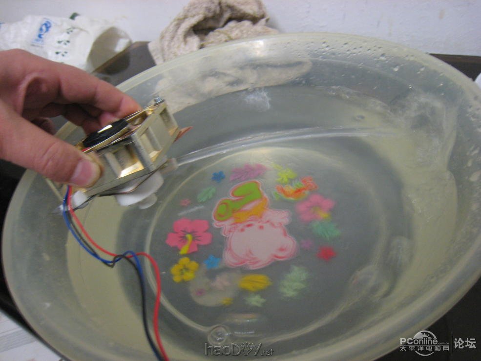 点击查看原图 风扇电机改制全密封12V小水泵