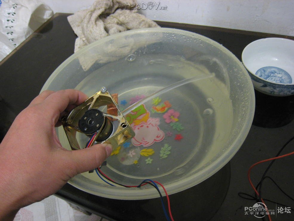 点击查看原图 风扇电机改制全密封12V小水泵