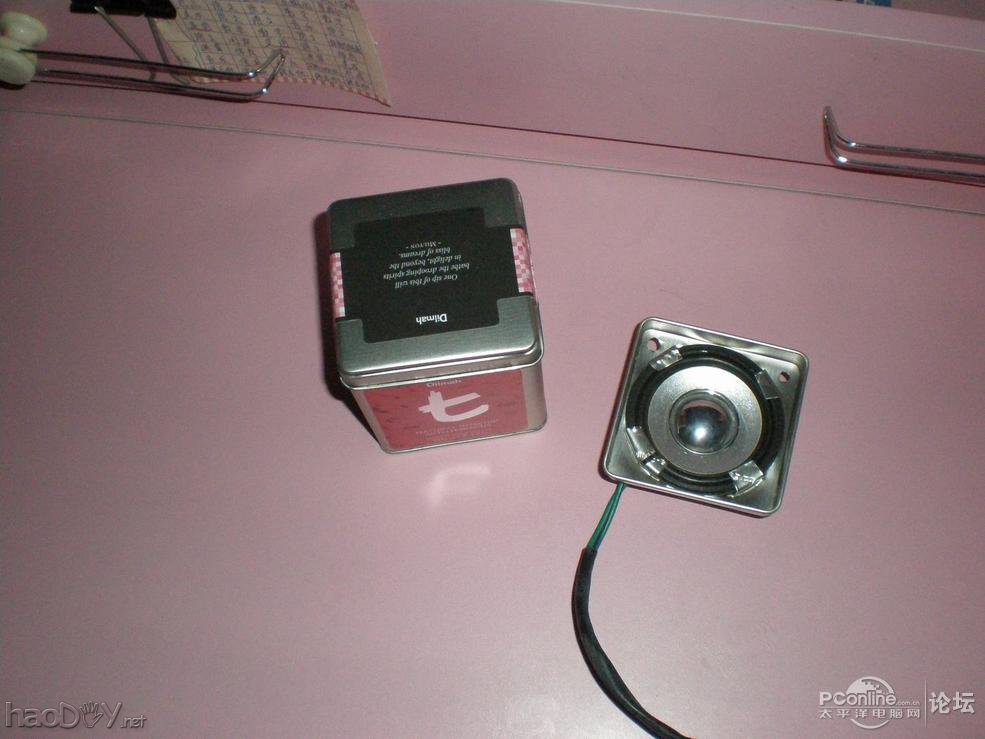 点击查看原图 非常漂亮"红罐蓝罐"茶叶罐小音箱,功能:带遥控MP3+SD读卡+读U