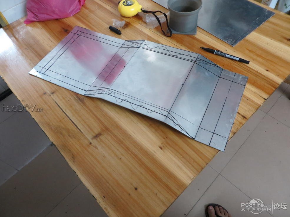 点击查看原图 手工DIY的全铝机箱