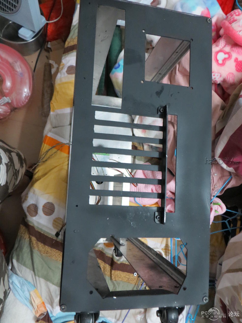 点击查看原图 手工DIY的全铝机箱