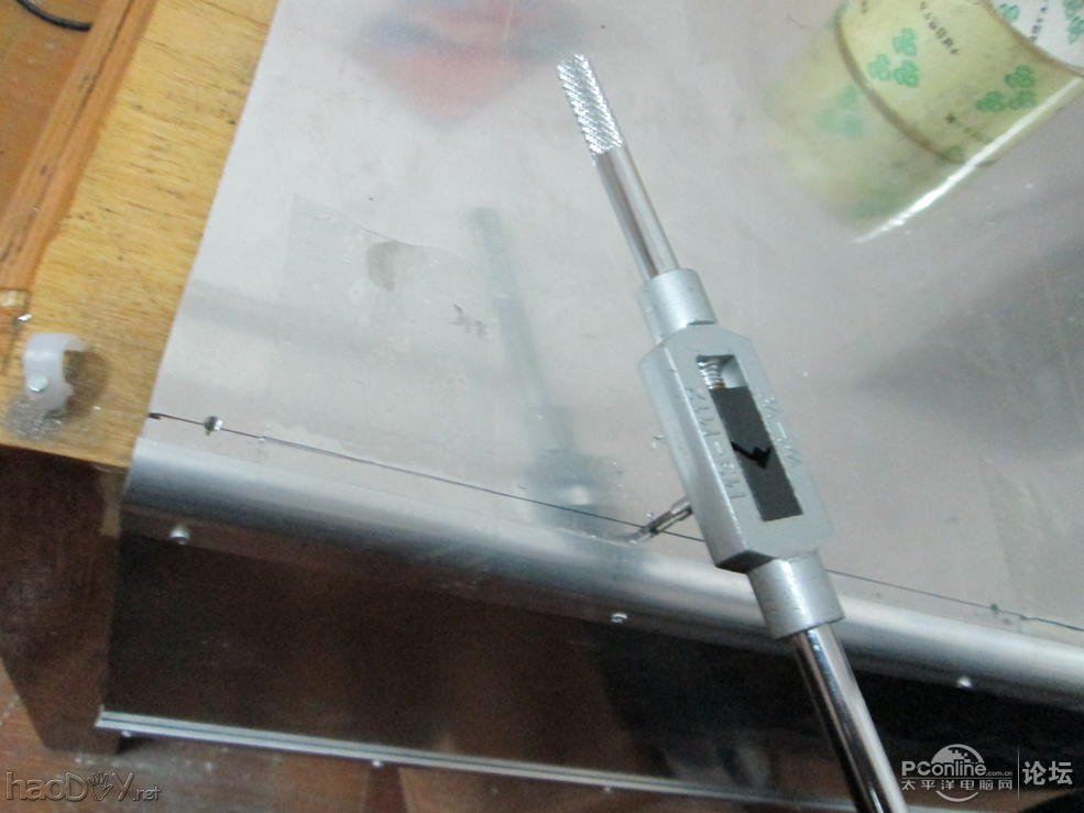 点击查看原图 手工DIY的全铝机箱