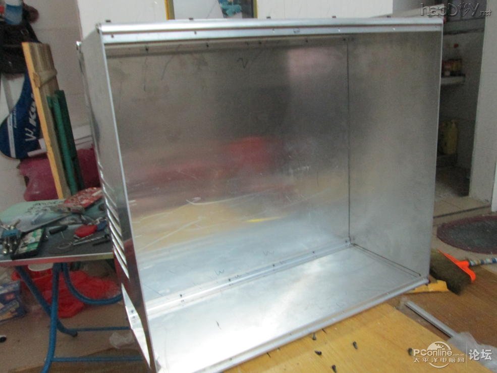 点击查看原图 手工DIY的全铝机箱