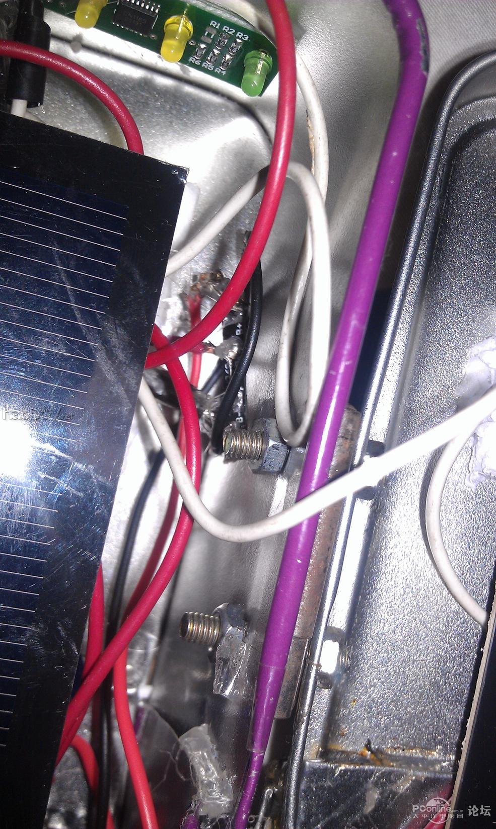 点击查看原图 11岁小孩制作太阳能充电