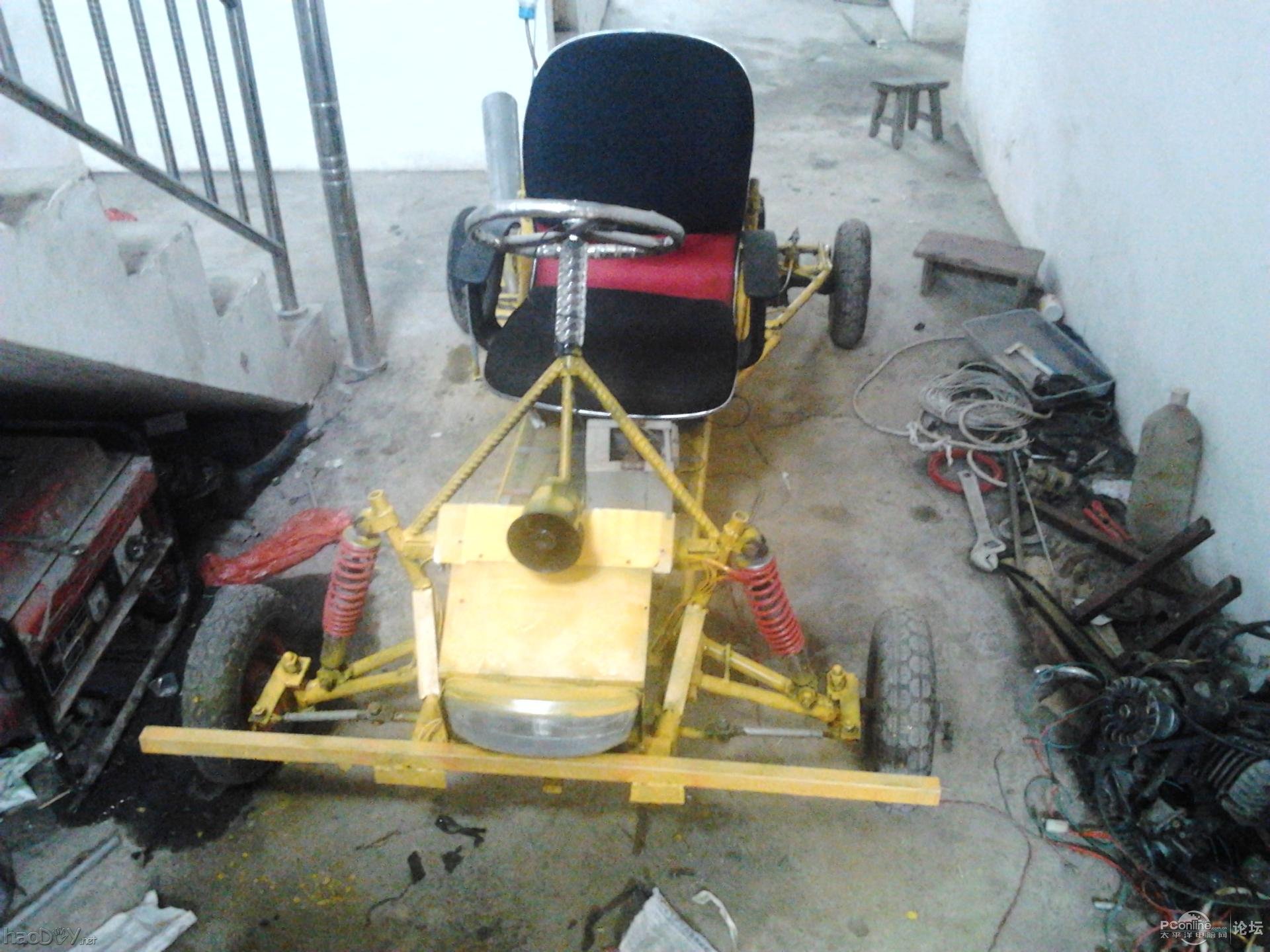 点击查看原图 自制卡丁车