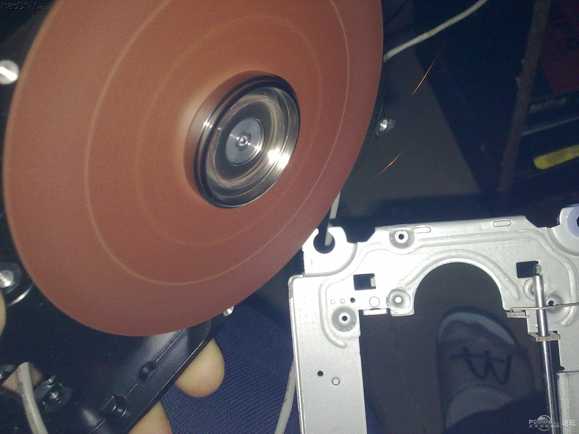 点击查看原图  低成本硬盘改切割机&打磨机