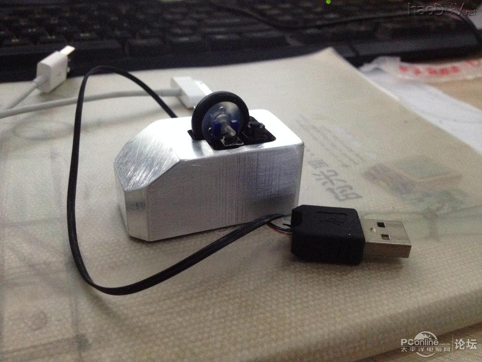 点击查看原图 鼠标神改造,已经做到最小了