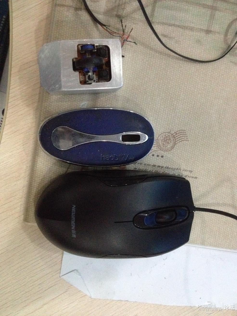 点击查看原图 鼠标神改造,已经做到最小了