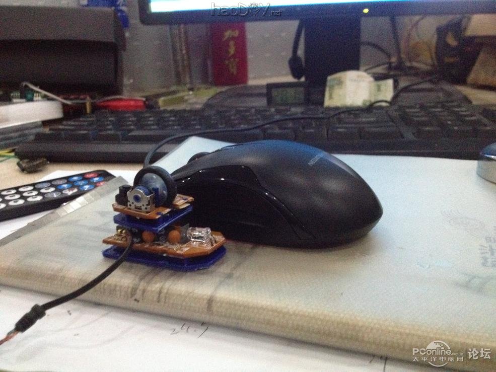 点击查看原图 鼠标神改造,已经做到最小了