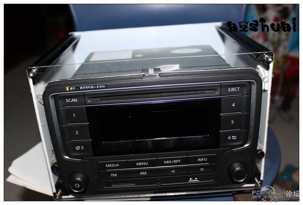 点击查看原图 爱生活爱折腾,之(全程直播)在次折腾汽车CD改家用第三弹