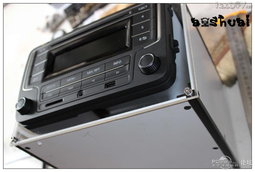 点击查看原图 爱生活爱折腾,之(全程直播)在次折腾汽车CD改家用第三弹