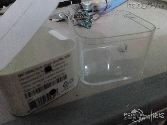 点击查看原图 果粉改iPod盒子变音箱