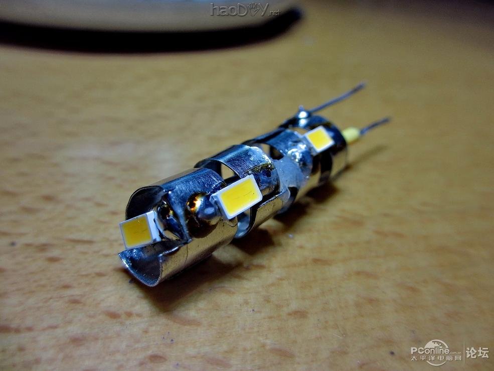 点击查看原图 巧改卤素灯珠为led灯,低碳环保长寿命