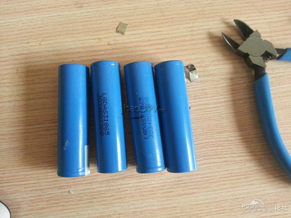 点击查看原图 笔记本淘汰电池改移动电源