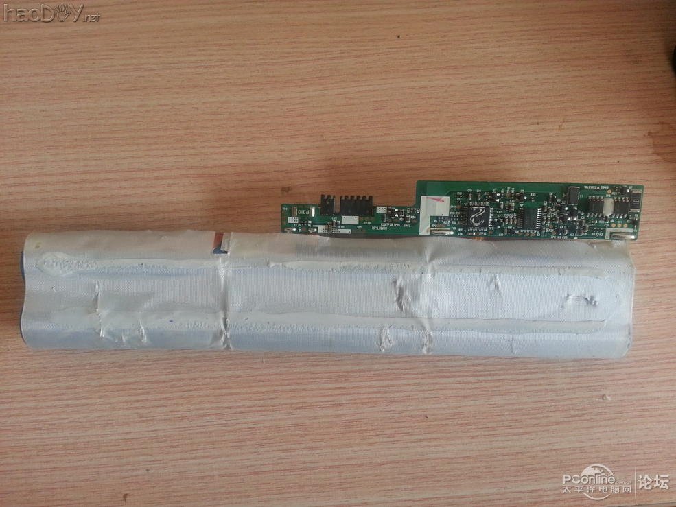 点击查看原图 笔记本淘汰电池改移动电源