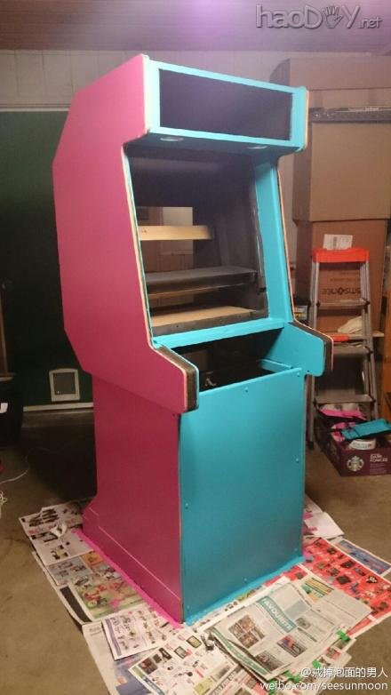 点击查看原图 回味童年,自制街机游戏机,多图杀猫