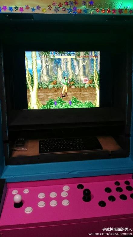 点击查看原图 回味童年,自制街机游戏机,多图杀猫