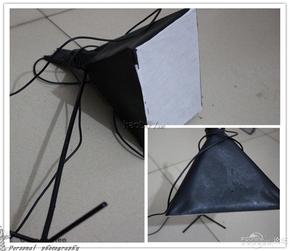 点击查看原图 制作拍照柔光箱和倒影板