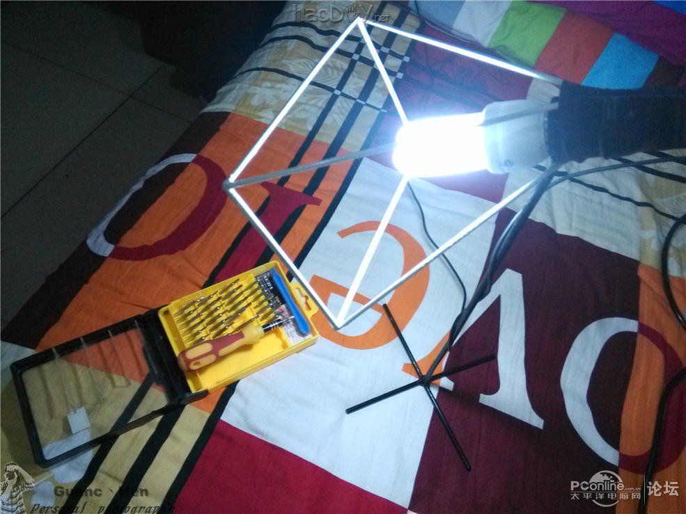 点击查看原图 制作拍照柔光箱和倒影板