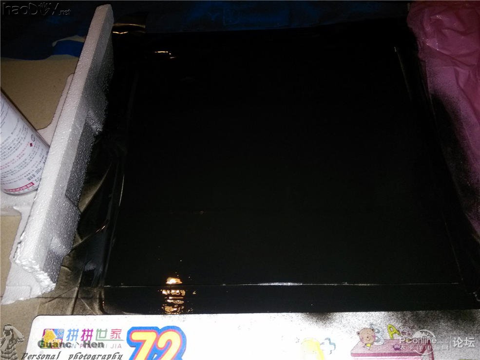 点击查看原图 制作拍照柔光箱和倒影板