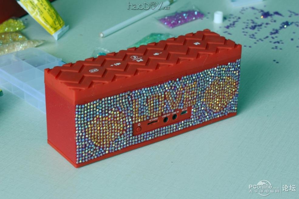 点击查看原图 平安夜送女友的礼物, 亲手DIY为女友打造了一个爱心音箱