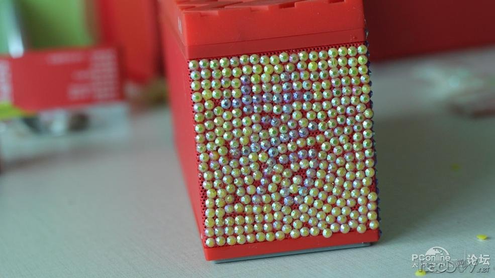 点击查看原图 平安夜送女友的礼物, 亲手DIY为女友打造了一个爱心音箱