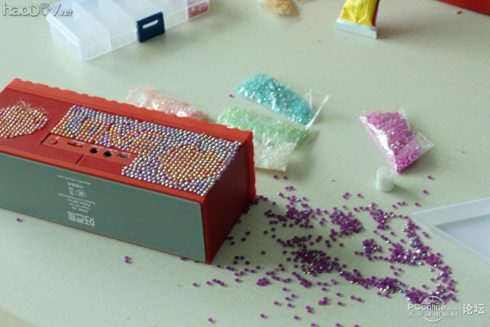 点击查看原图 平安夜送女友的礼物, 亲手DIY为女友打造了一个爱心音箱