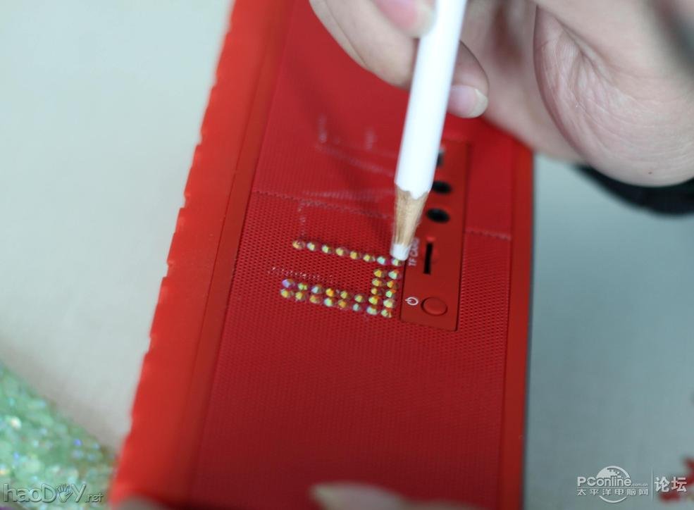 点击查看原图 平安夜送女友的礼物, 亲手DIY为女友打造了一个爱心音箱