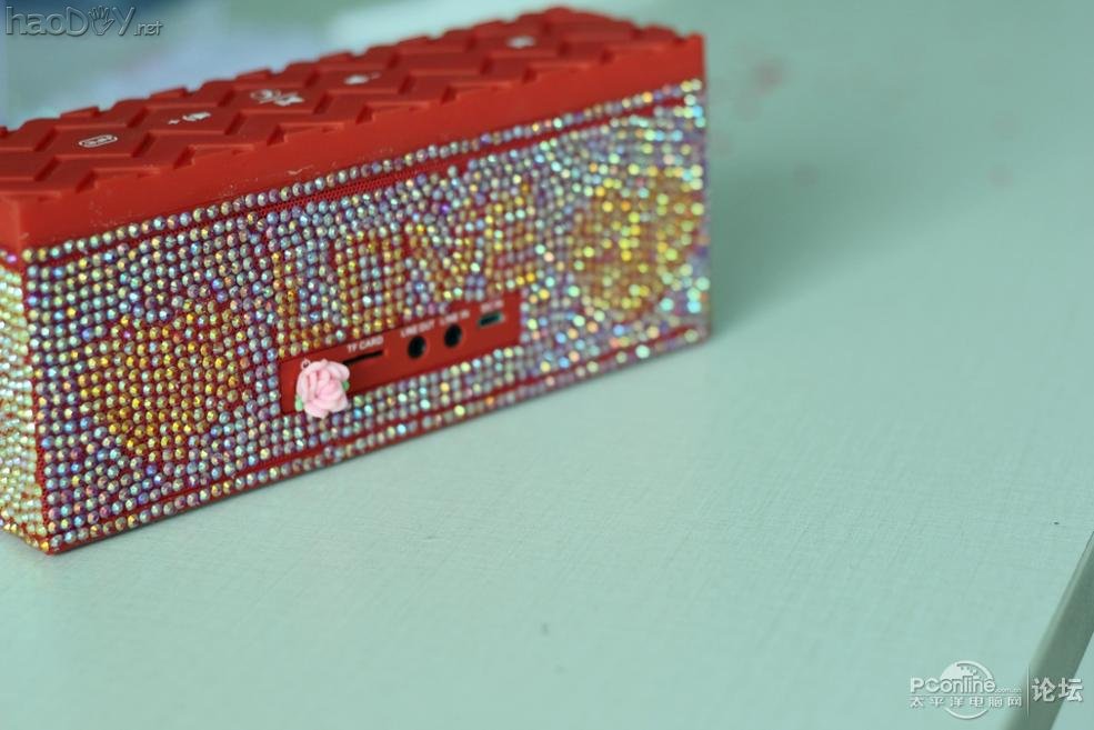 点击查看原图 平安夜送女友的礼物, 亲手DIY为女友打造了一个爱心音箱