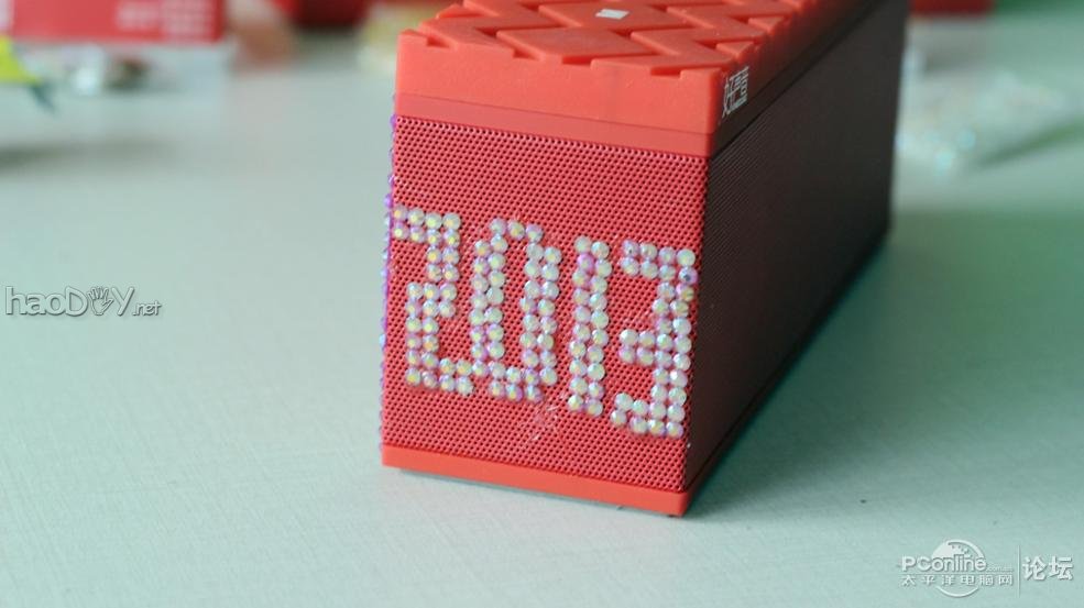 点击查看原图 平安夜送女友的礼物, 亲手DIY为女友打造了一个爱心音箱