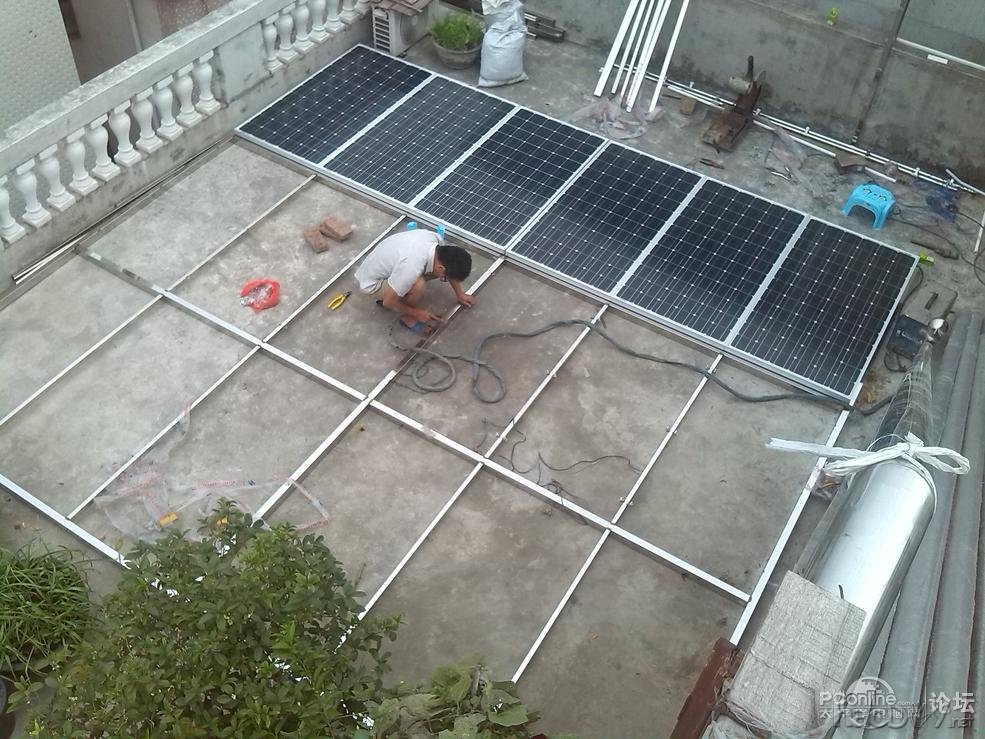 点击查看原图 绿色资源,DIY家用太阳能发电站