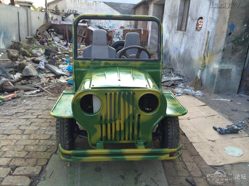 点击查看原图 闭门造车之“永生2号”自制电动越野车 已添加视频 已上牌