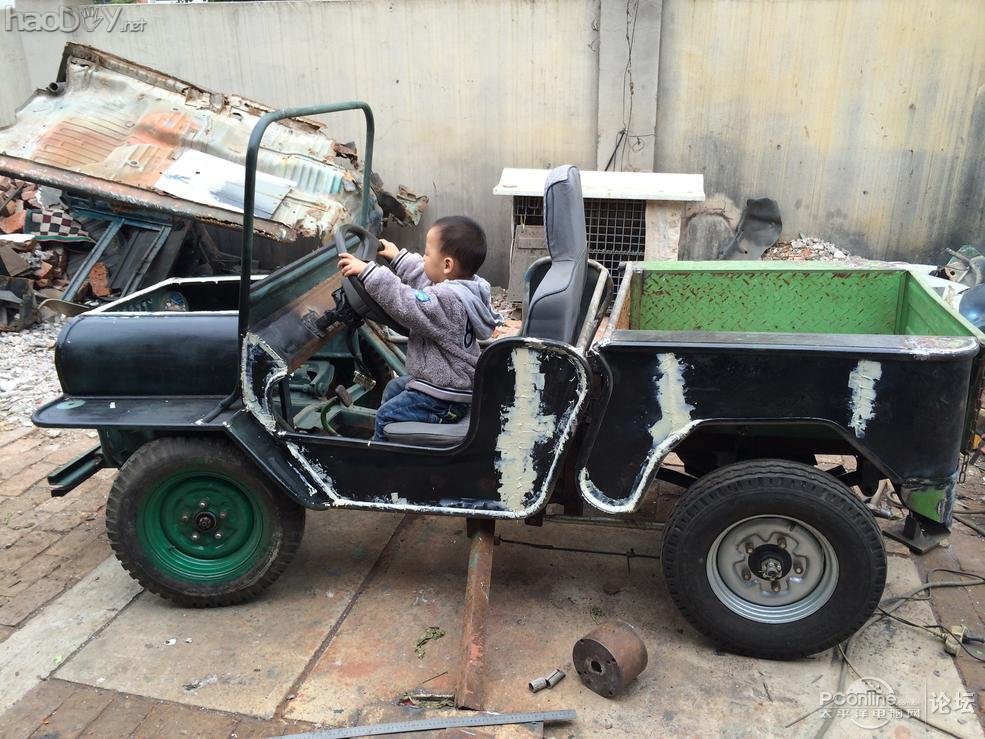 点击查看原图 闭门造车之“永生2号”自制电动越野车 已添加视频 已上牌