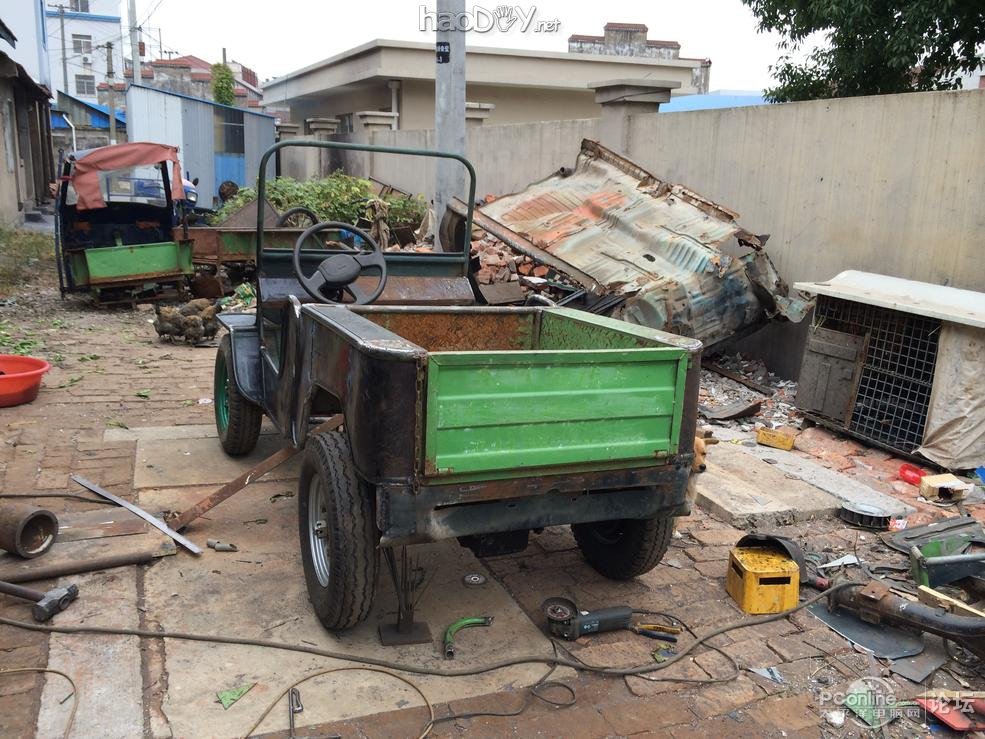 点击查看原图 闭门造车之“永生2号”自制电动越野车 已添加视频 已上牌