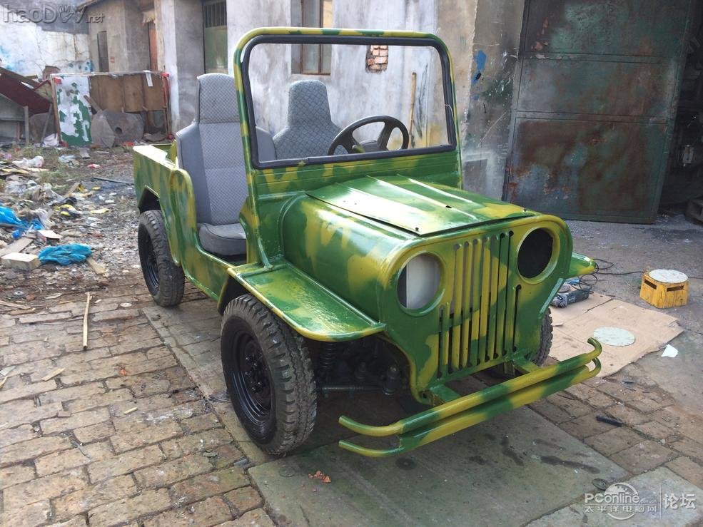 点击查看原图 闭门造车之“永生2号”自制电动越野车 已添加视频 已上牌