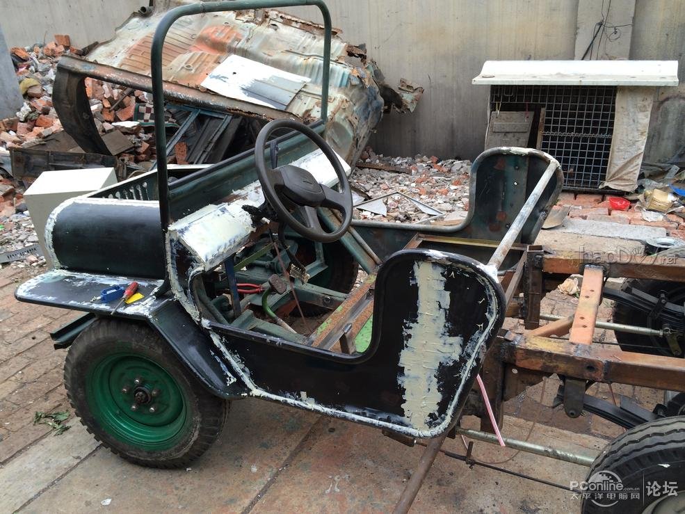 点击查看原图 闭门造车之“永生2号”自制电动越野车 已添加视频 已上牌