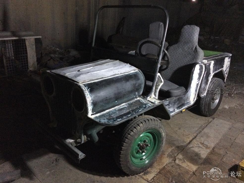 点击查看原图 闭门造车之“永生2号”自制电动越野车 已添加视频 已上牌