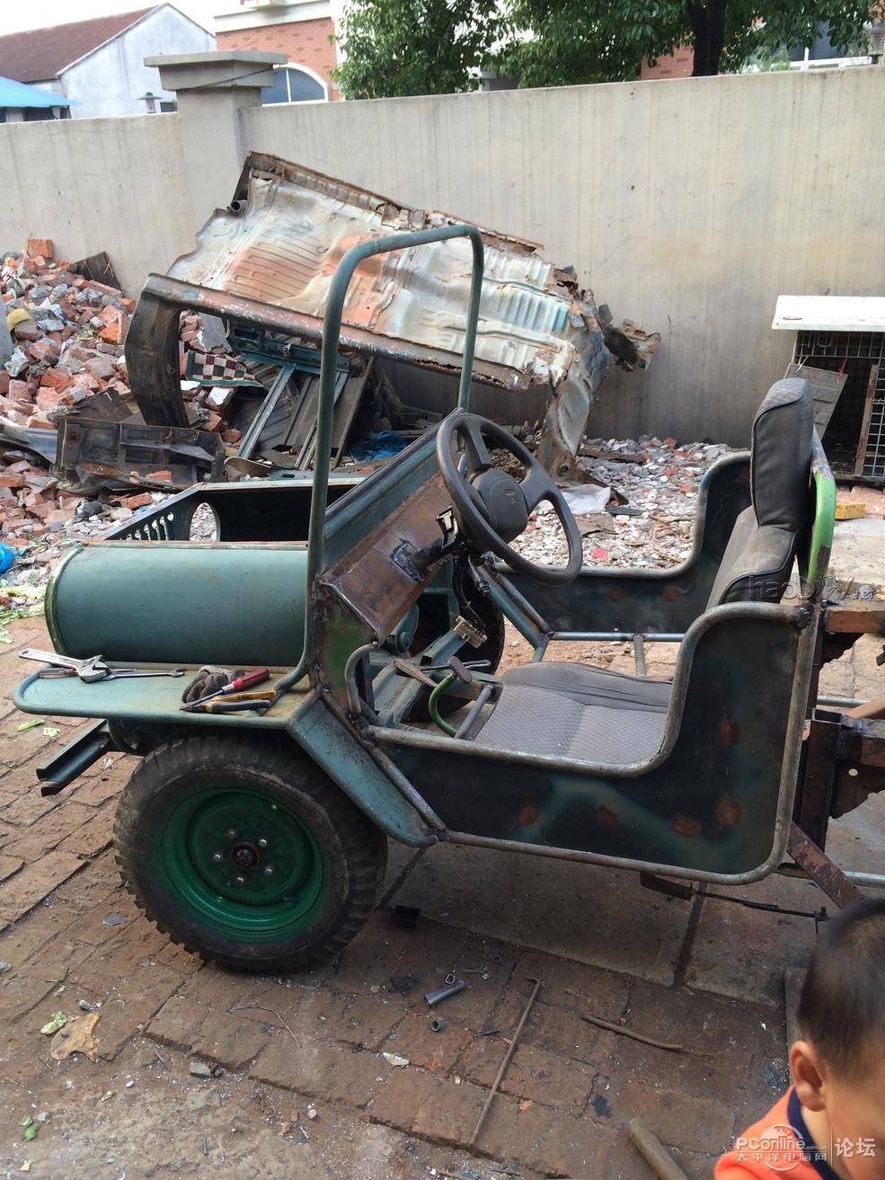 点击查看原图 闭门造车之“永生2号”自制电动越野车 已添加视频 已上牌