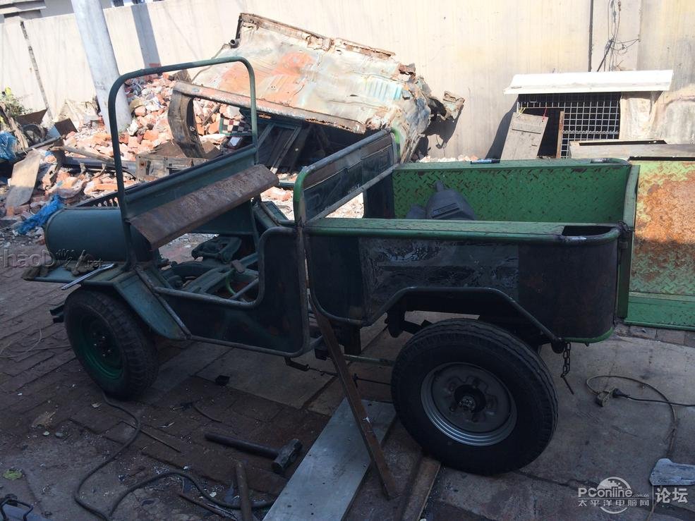 点击查看原图 闭门造车之“永生2号”自制电动越野车 已添加视频 已上牌