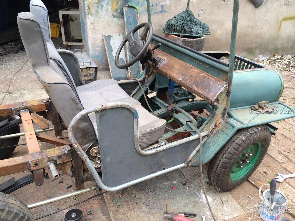 点击查看原图 闭门造车之“永生2号”自制电动越野车 已添加视频 已上牌