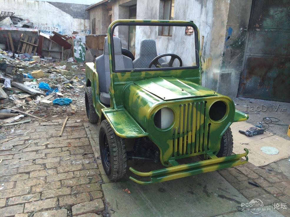 点击查看原图 闭门造车之“永生2号”自制电动越野车 已添加视频 已上牌