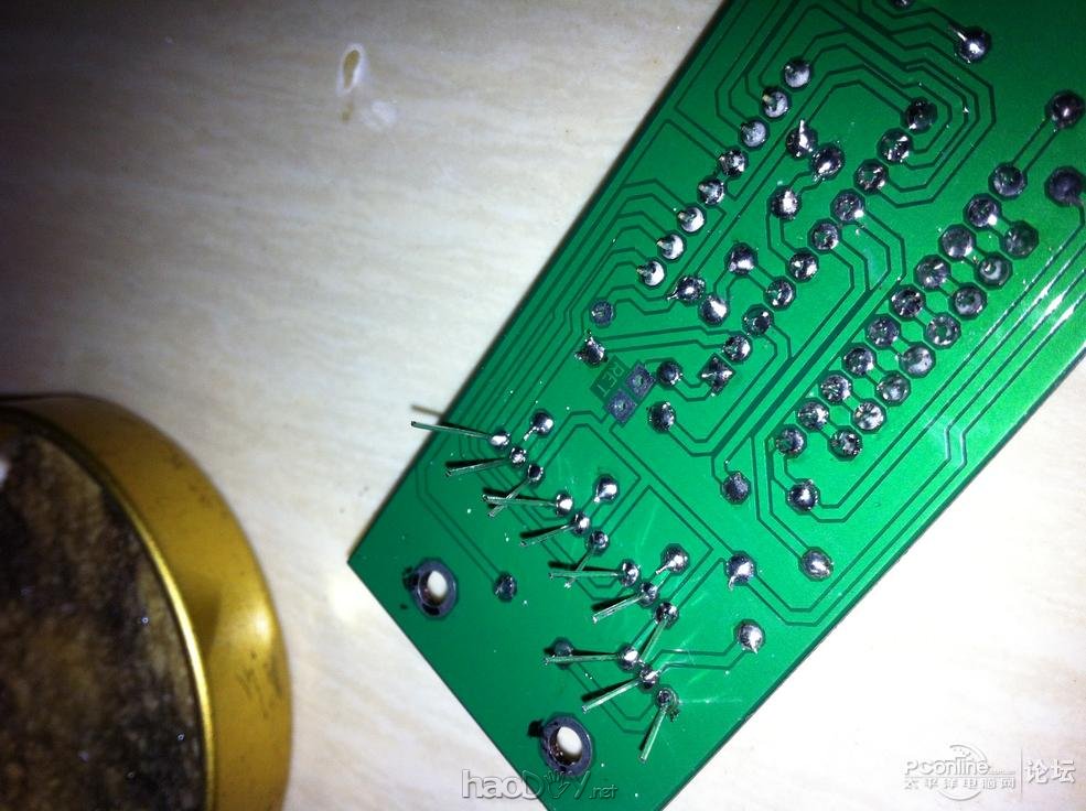 点击查看原图 制作数码管桌面时钟电子钟+亚克力光污染 科技感十足