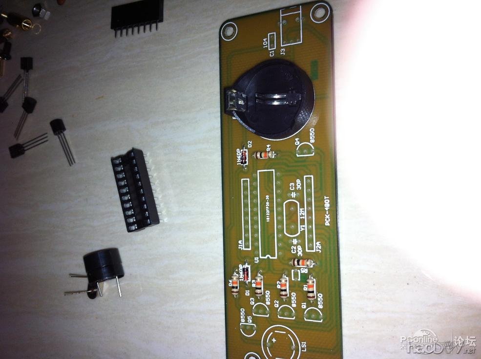 点击查看原图 制作数码管桌面时钟电子钟+亚克力光污染 科技感十足