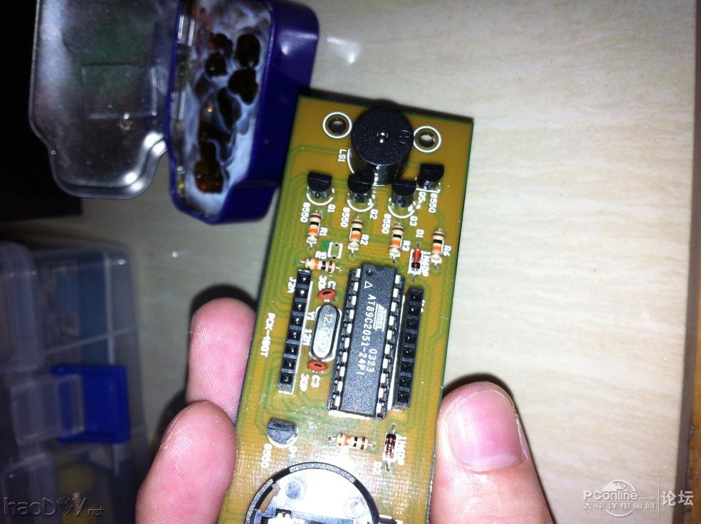 点击查看原图 制作数码管桌面时钟电子钟+亚克力光污染 科技感十足