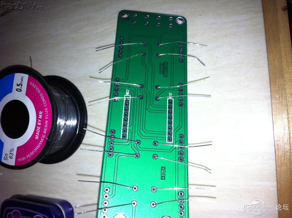 点击查看原图 制作数码管桌面时钟电子钟+亚克力光污染 科技感十足