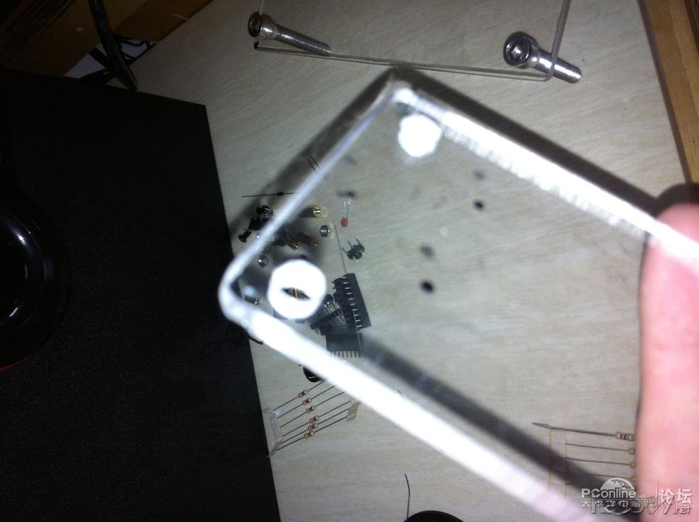 点击查看原图 制作数码管桌面时钟电子钟+亚克力光污染 科技感十足